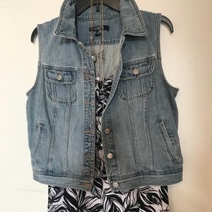 Chaps denim vest!